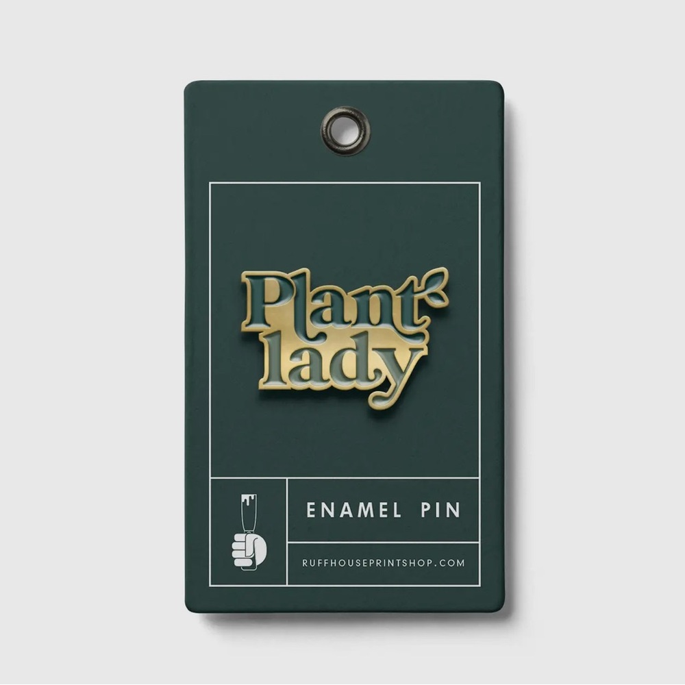 Ruff House Print Shop “Plant Lady” Enamel Pin